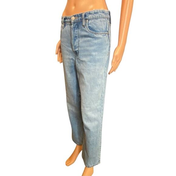 Blank NYC The Baxter Ribcage Straight Leg Denim Jeans Womens Size 27 High Rise - Picture 2 of 8